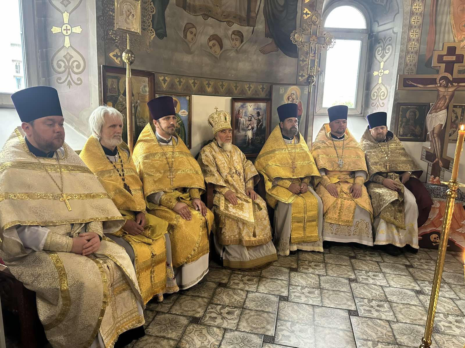 Епископ Леонид возглавил престольный праздник храма Феодосия Черниговского в городе Житковичи