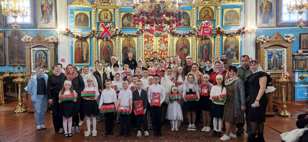 Пасхальный утренник воскресной школы храма Святой Живоначальной Троицы г.Ельска