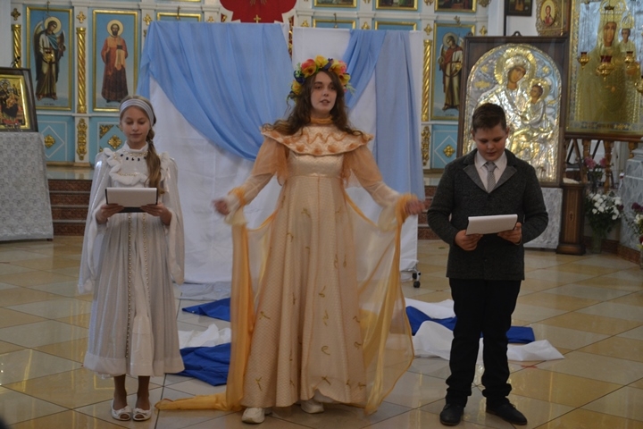 Утренник в честь праздника Покрова Пресвятой Богородицы состоялся в кафедральном соборе г. Мозыря