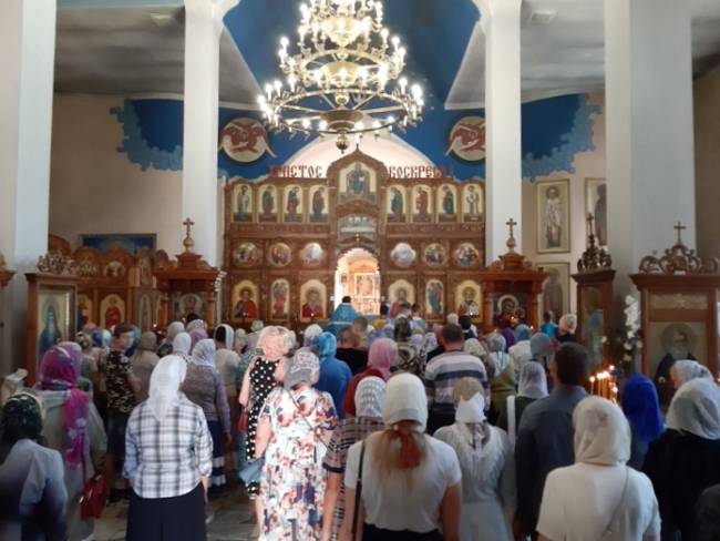 Молебен на начало учебного года в соборе Казанской иконы Божией Матери в г. Калинковичи