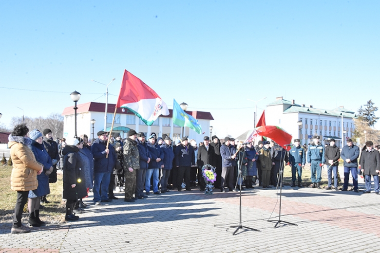 В Брагине почтили память воинов-интернационалистов