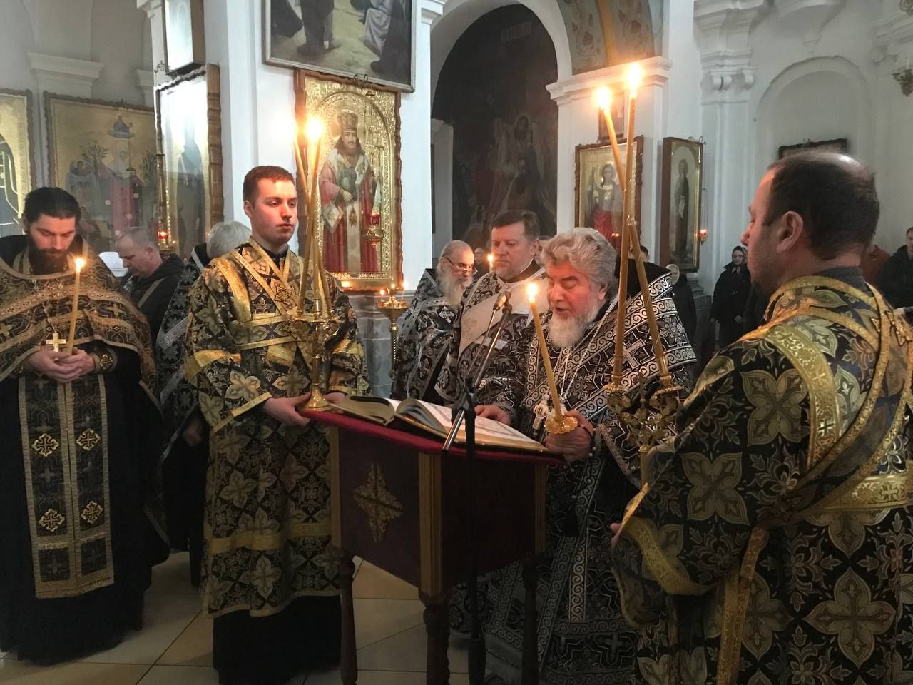  Первая пассия Великого поста совершена в кафедральном соборе святого Архангела Михаила в городе Мозыре