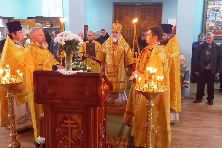 Состоялся архипастырский визит епископа Леонида в аг. Симоничи Лельчицкого района
