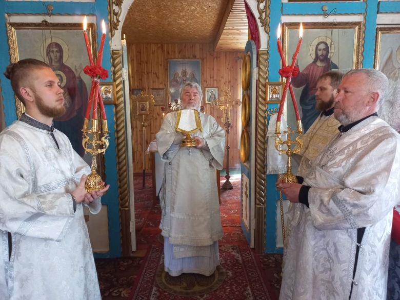 Престольный праздник Вознесенского храма в г. п. Комарин
