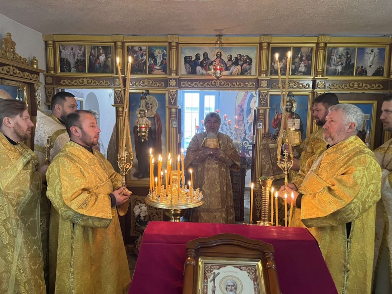 В день памяти апостола Андрея Первозванного правящий архиерей совершил Литургию в аг. Белёв Житковичского района