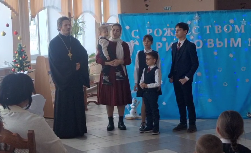 В Лясковичской школе состоялся праздник, посвящённый Рождеству Христову