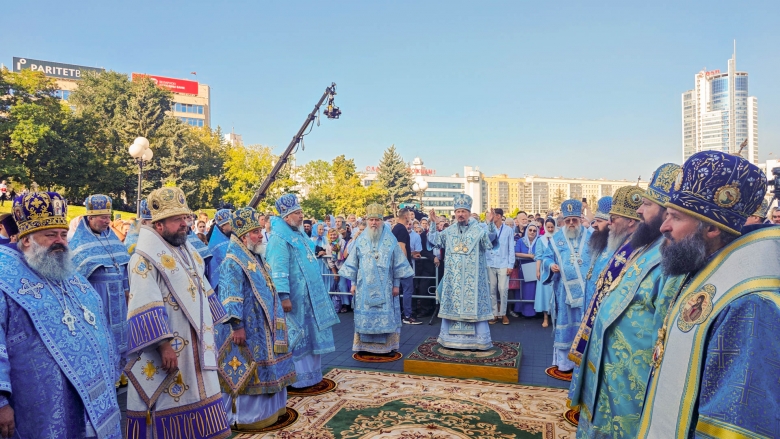  В столице Беларуси епископ Леонид принял участие в торжествах в честь явления Минской иконы Божией Матери и 40-й годовщины установления празднования Собора белорусских святых