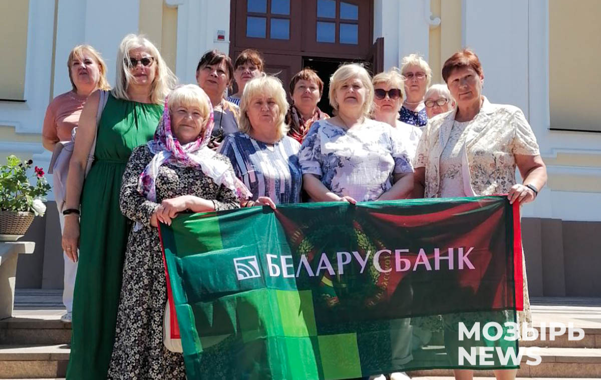 Мозырские ветераны посетили Свято-Рождество-Богородичный Юровичский мужской монастырь