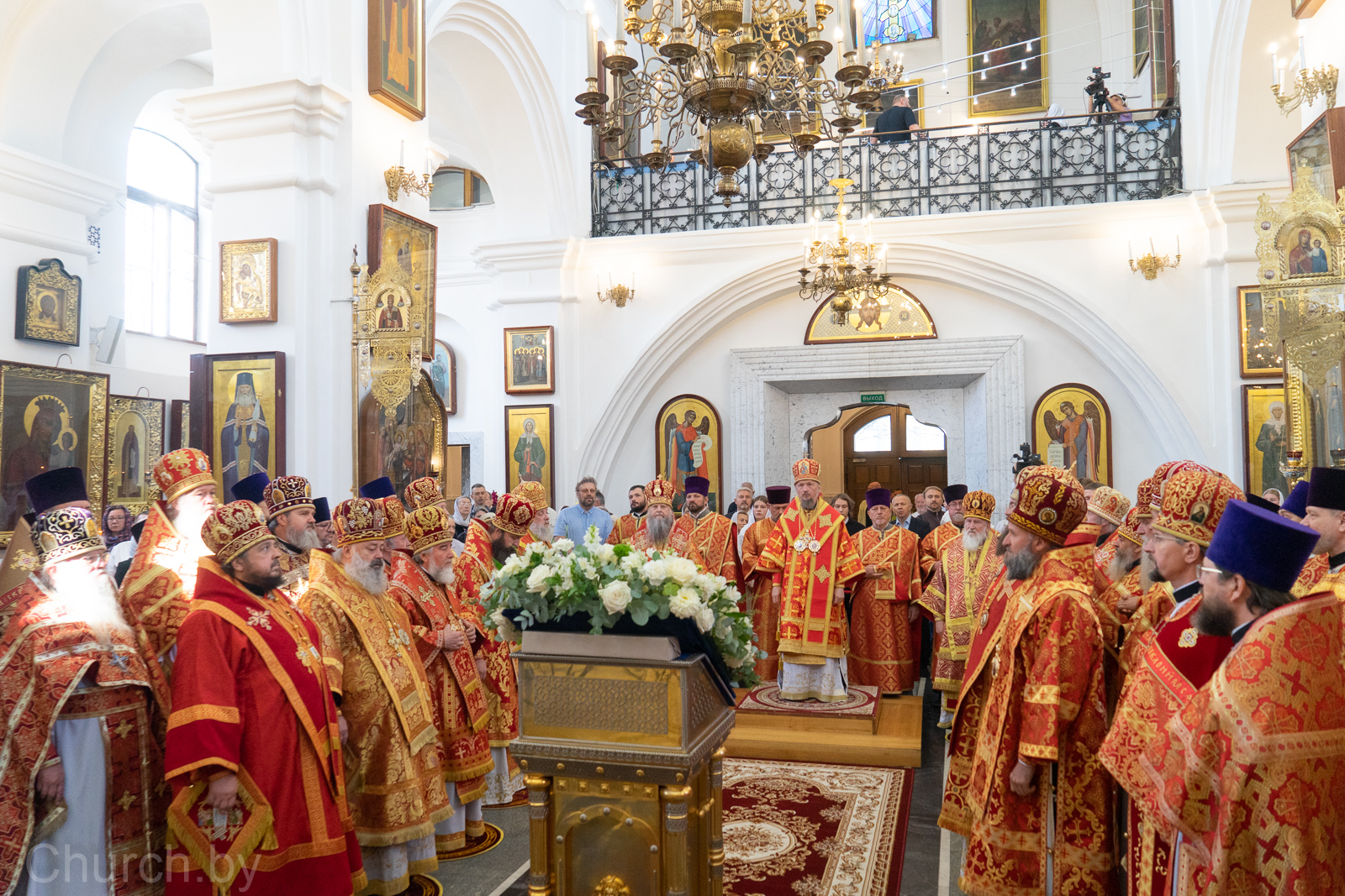 В Свято-Духовом кафедральном соборе г.Минска молитвенно отметили день тезоименитства митрополита Вениамина