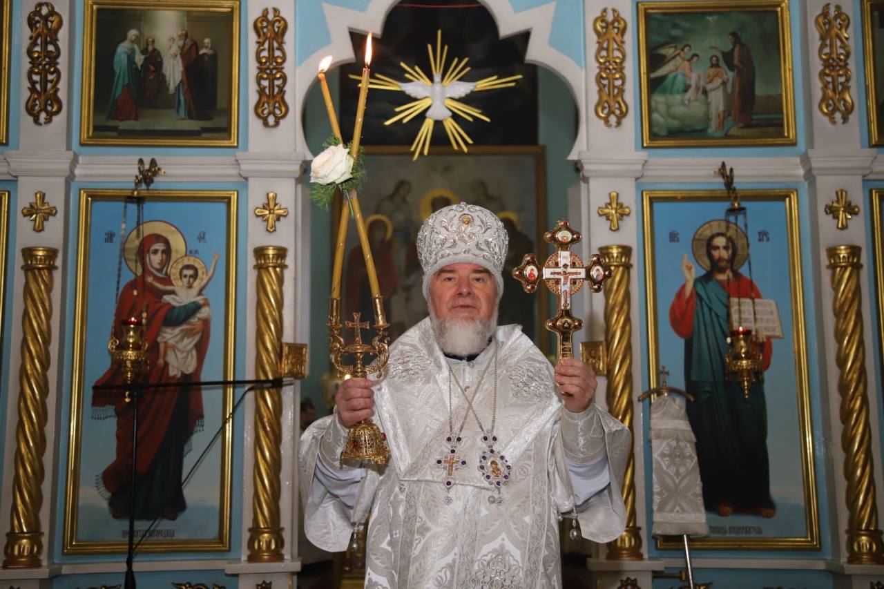 Поздравление епископу Леониду с днём Архиерейской хиротонии