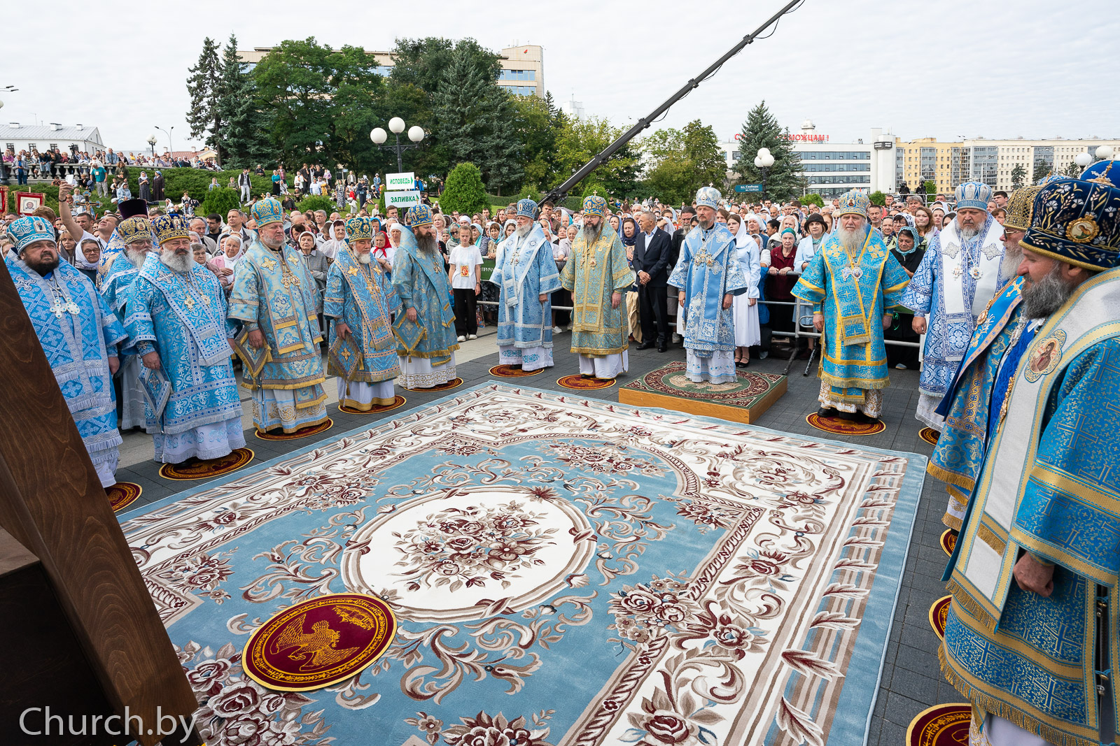 Епископ Туровский и Мозырский Леонид принял участие в торжествах в честь явления Минской иконы Божией Матери