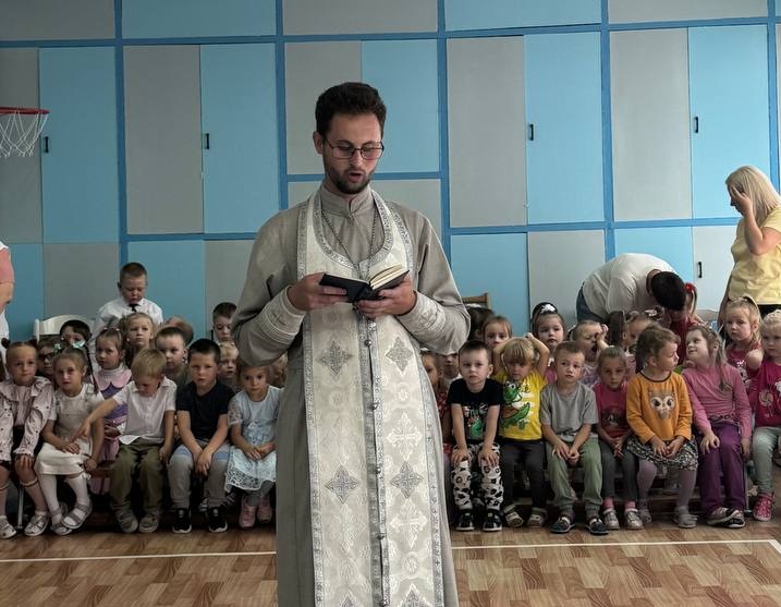 Освящение детского сада № 15 города Калинковичи перед новым учебным годом