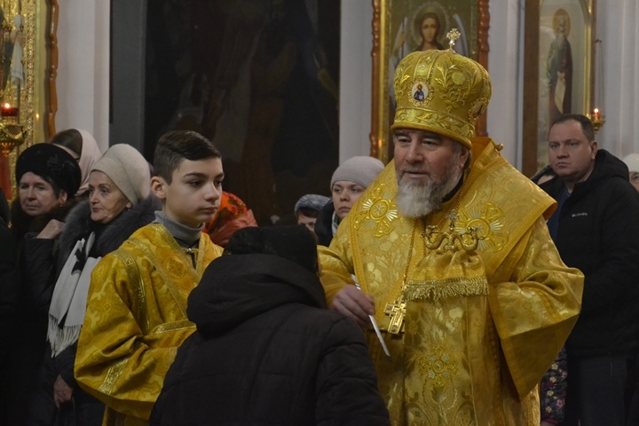 Всенощное бдение архиерейским чином в канун Недели о блудном сыне