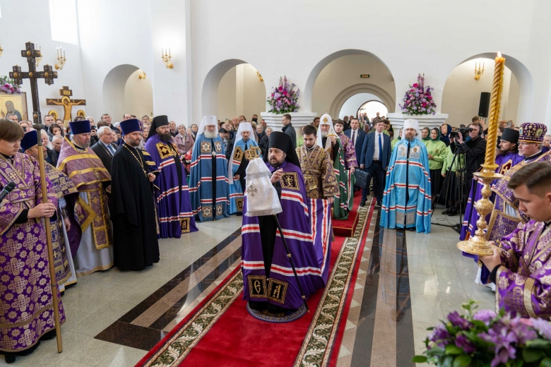 Святейший Патриарх Кирилл возглавил хиротонию архимандрита Авксентия (Абражея) во епископа Несвижского