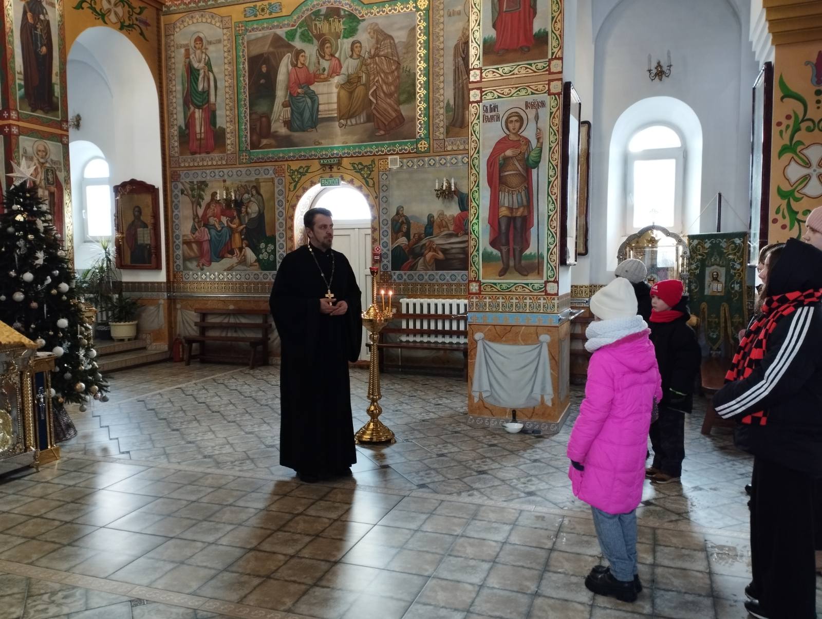 Школьники посетили храм святителя Феодосия Черниговского города Житковичи