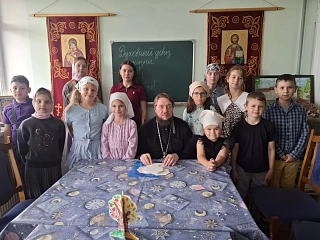 В воскресной школе Никольского храма г. Мозыря прошел первый урок в новом учебном году 