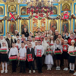 Пасхальный утренник воскресной школы храма Святой Живоначальной Троицы г.Ельска