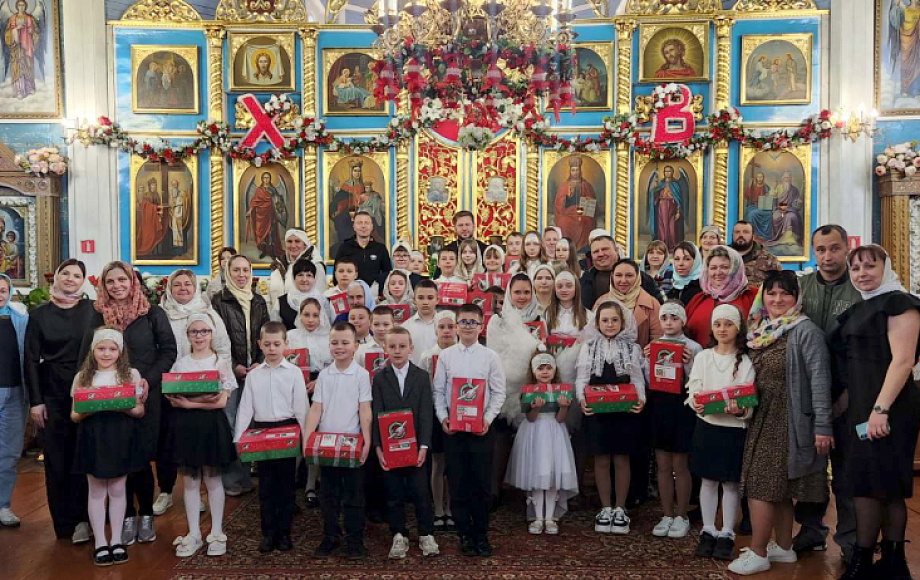 Пасхальный утренник воскресной школы храма Святой Живоначальной Троицы г.Ельска