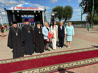 Епископ Леонид принял участие в праздновании 870-летия города Мозыря