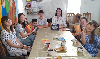 Урок, посвященный белорусской письменности, прошел в воскресной школе «Горлица» г. Наровля
