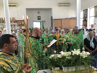 В день памяти преподобного Сергия Радонежского епископ Леонид посетил с архипастырским визитом одноименный приход в г. Мозыре