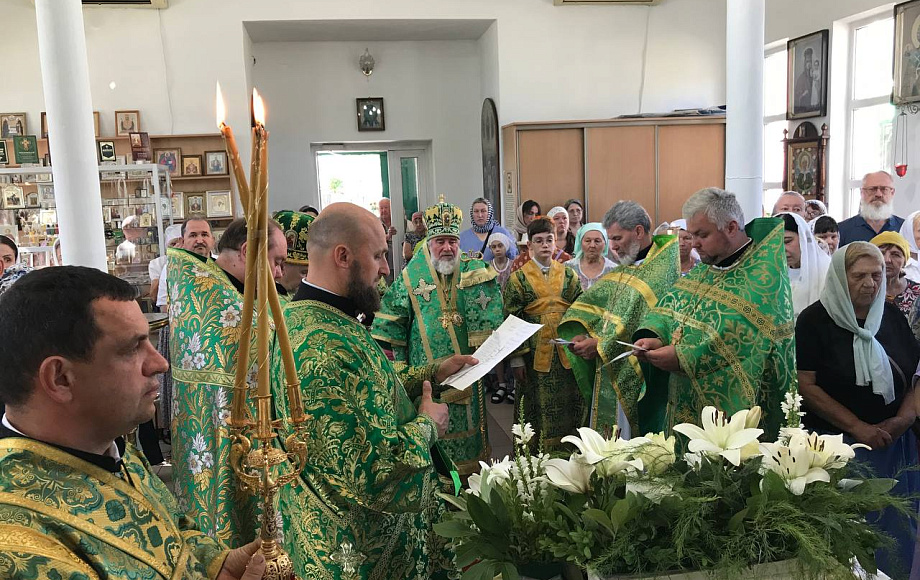 В день памяти преподобного Сергия Радонежского епископ Леонид посетил с архипастырским визитом одноименный приход в г. Мозыре