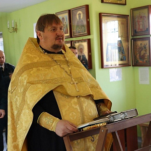 В Калинковичах сотрудники МЧС помолились перед иконой Божией Матери «Неопалимая Купина»