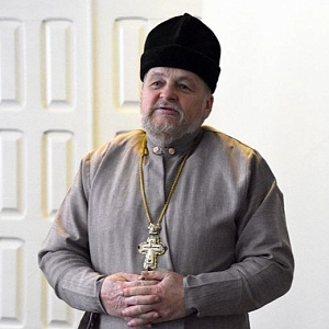 Поздравление настоятелю храма святителя Николая Чудотворца г.п. Брагин протоиерею Владимиру Зеленковскому с 65-летием со дня рождения