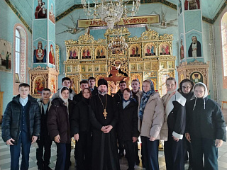 Школьники посетили храм Покрова Пресвятой Богородицы г.п. Октябрьский