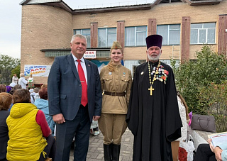 Священник принял участие в праздничных мероприятиях по случаю Дня деревни Бабуничи